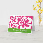 Gelukkige Verjaardag Kaart (Gele Bloem)