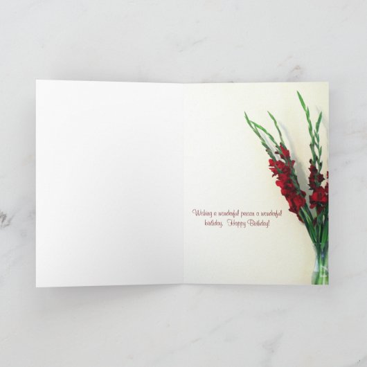 Gelukkige Verjaardag Kaart (Binnen)