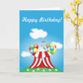 Gelukkige verjaardag kaart (Gele Bloem)