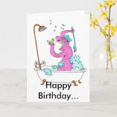 Gelukkige verjaardag... kaart (Gele Bloem)