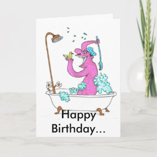 Gelukkige verjaardag... kaart