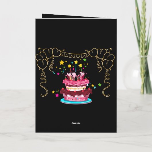 Gelukkige verjaardag kaart (Achterkant)