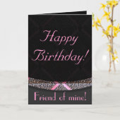 Gelukkige Verjaardag! Kaart (Gele Bloem)