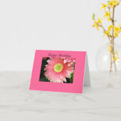 gelukkige verjaardag kaart (Gele Bloem)