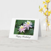 Gelukkige Verjaardag! Kaart (Gele Bloem)