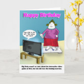 Gelukkige Verjaardag Kaart (Gele Bloem)