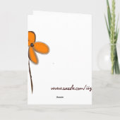 Gelukkige Verjaardag! Kaart (Achterkant)