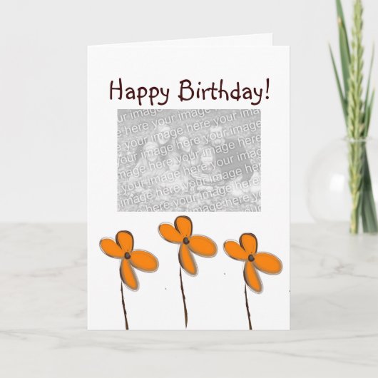 Gelukkige Verjaardag! Kaart (Voorkant)