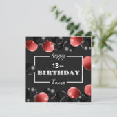 gelukkige verjaardag kaart (Staand voorkant)