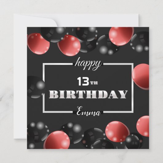 gelukkige verjaardag kaart (Voorkant)