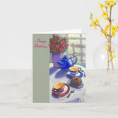 Gelukkige Verjaardag Kaart (Gele Bloem)