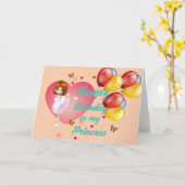 Gelukkige verjaardag kaart (Gele Bloem)