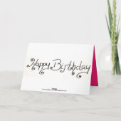 gelukkige verjaardag kaart (Achterkant)