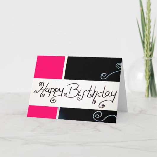 gelukkige verjaardag kaart (Voorkant)