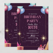 gelukkige verjaardag kaart (Voorkant / Achterkant)