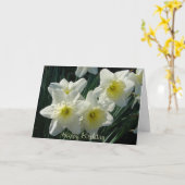 Gelukkige Verjaardag Kaart (Gele Bloem)