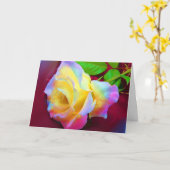 GELUKKIGE VERJAARDAG! KAART (Gele Bloem)