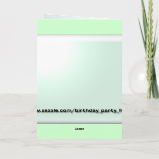 Gelukkige Verjaardag Kaart (Achterkant)