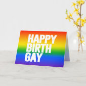 Gelukkige Verjaardag Kaart (Gele Bloem)