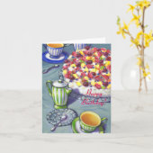 Gelukkige Verjaardag Kaart (Gele Bloem)