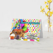 Gelukkige Verjaardag! Kaart (Gele Bloem)