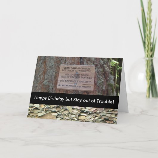 Gelukkige Verjaardag Kaart (Voorkant)