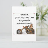 gelukkige verjaardag kaart (Staand voorkant)