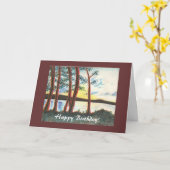 Gelukkige Verjaardag! Kaart (Gele Bloem)