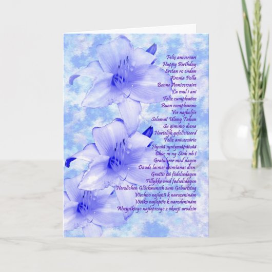 Gelukkige Verjaardag Kaart (Voorkant)