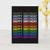 Gelukkige verjaardag kaart (Gele Bloem)