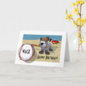 Gelukkige Verjaardag! Kaart (Gele Bloem)