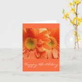 Gelukkige Verjaardag Kaart (Gele Bloem)