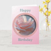 Gelukkige verjaardag kaart (Gele Bloem)