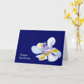 Gelukkige Verjaardag Kaart (Gele Bloem)