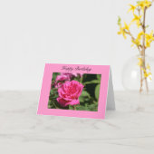 gelukkige verjaardag kaart (Gele Bloem)