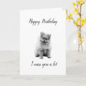 gelukkige verjaardag kaart (Gele Bloem)