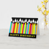 Gelukkige Verjaardag Kaart - Grappig (Gele Bloem)