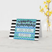 Gelukkige Verjaardag Kaart, Humor Grappig Kaart (Gele Bloem)