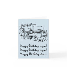 Gelukkige Verjaardag Kaart.