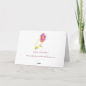 Gelukkige Verjaardag Kaart Kinder Bright Pansy Flo (Achterkant)