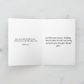 Gelukkige Verjaardag Kaart Vine met Bloemen (Binnen)