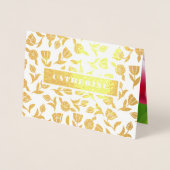 Gelukkige verjaardag. Kaarten van de Folie van de  (Voorkant)