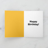 Gelukkige Verjaardag Kat in Beer Pet Humor Feestdagen Kaart (Binnen)