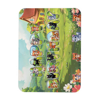 Gelukkige Verjaardag Kattenmagneet voor Kattenlief Magneet