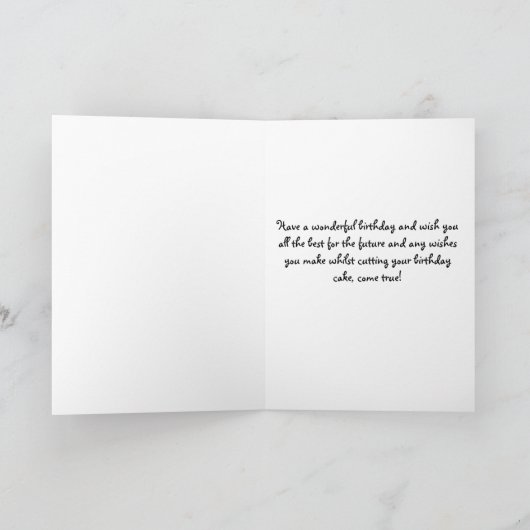 Gelukkige Verjaardag, Katya! Kaart (Binnen)