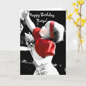 Gelukkige Verjaardag, Katya! Kaart (Gele Bloem)