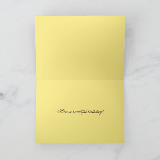 Gelukkige Verjaardag, Kauai Beach Sunset Kaart (Binnen)