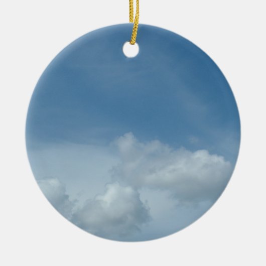 Gelukkige verjaardag keramisch ornament (Voorkant)