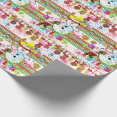 Gelukkige Verjaardag Kerstmis Wrapping Papier (Hoek)