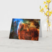 Gelukkige Verjaardag - Keyhole Nebula, Digitus Imp Kaart (Gele Bloem)